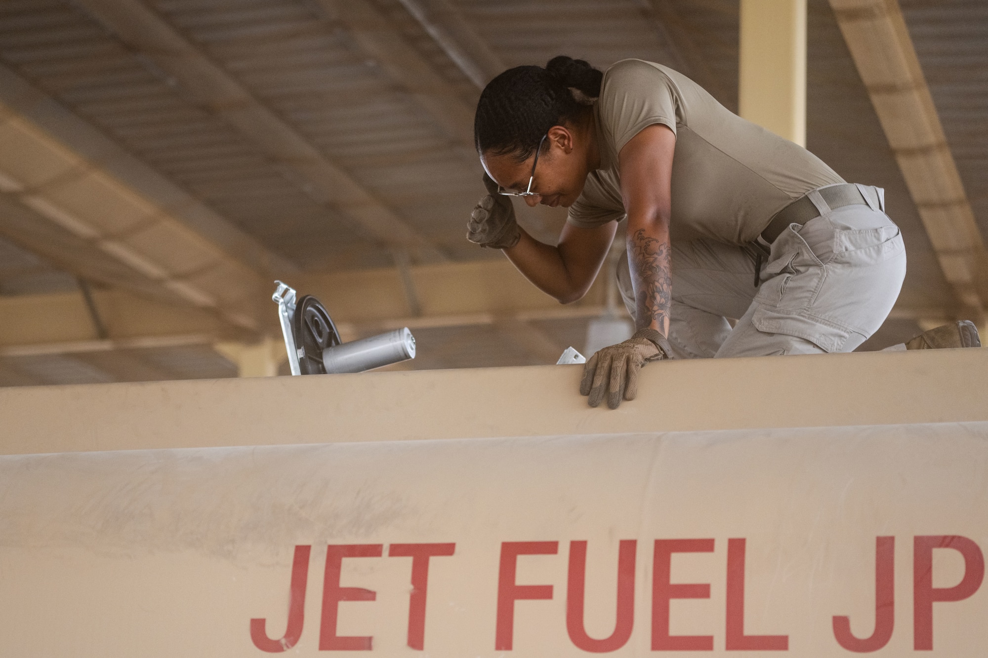 he 379th ELRS Fuels Flight supports 20 partnered nations throughout the USCENTCOM AOR. These regional partners operate alongside the 379th Air Expeditionary Wing in support of the Ninth Air Force’s (U.S. Air Forces Central) mission to maintain peace and stability across the region. (U.S. Air Force photo)