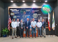 LIVERMORE, CA. (August 1st, 2024) - Strategic Systems Programs (SSP) Chief Engineer Steven Van Dyk (left of center) tours the National Ignition Facility (NIF) at the Lawrence Livermore National Laboratory. NIF is at the forefront of nuclear technological and scientific development, becoming the first to achieve fusion ignition in a laboratory setting in December 2022. SSP partners with NIF to benefit from the specialized testing and experimentation capabilities that serve to increase our understanding of weapon physics, including the properties and survivability of weapons-relevant materials. Van Dyk's visit highlighted the importance of SSP partnerships with unique organizations to ensure the continued reliability of the Navy's strategic weapon system. SSP is the Navy command that provides cradle-to-grave lifecycle support for the sea-based leg of the nation's nuclear triad. This includes training, systems, equipment, facilities and personnel responsible for ensuring the safety, security, and effectiveness of the nation's Submarine Launched Ballistic Missile (SLBM) Trident II (D5LE) Strategic Weapon System. (Photo courtesy: Lawrence Livermore National Laboratory/Released)