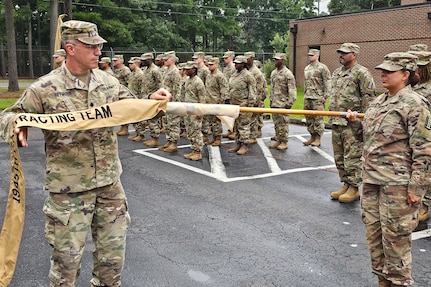 Ceremony bids farewell to 1940th, 1945th Contracting Teams