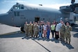 Civil leaders tour Connecticut National Guard facilities, flies Connecticut’s skies