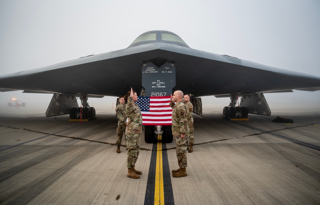 110th EBS member takes his final oath of enlistment during BTF deployment