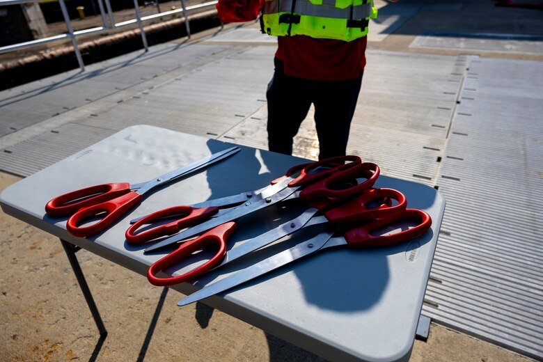 Ribbon-cutting ceremony for the John P. Murtha Locks and Dam.