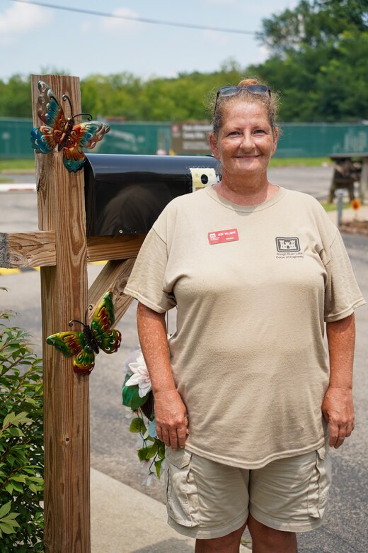 Victoria (Vicki) Williams, volunteers at Axtel Campground at Rough River Lake.