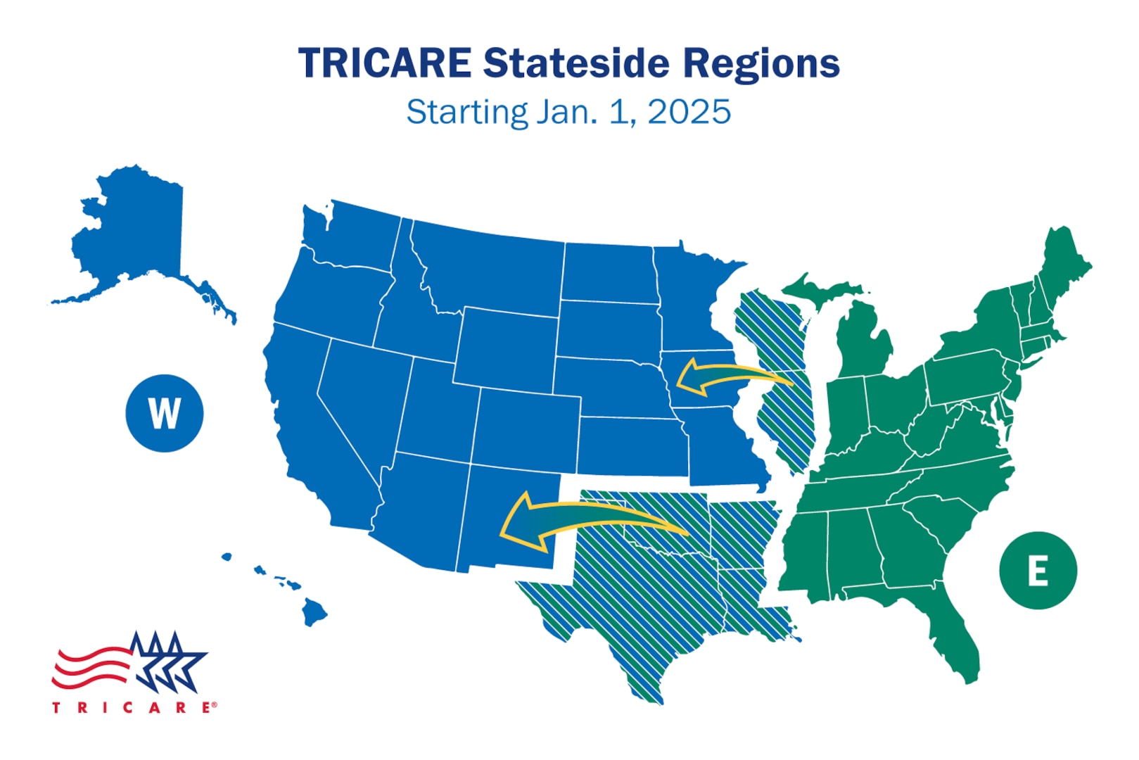 Know How TRICARE Regions Are Changing in 2025 > TRICARE Newsroom ...