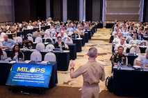 More than 200 people from 29 nations attend U.S. Indo-Pacific Command’s 35th annual International Military Law and Operations Conference (MILOPS 24) in Manila, Philippines on Aug. 27-30, 2024. Hosted by USINDOPACOM and the Philippine Department of National Defense, MILOPS provides an opportunity for participants to strengthen partnerships, engage with leading experts, and reaffirm shared commitment to international law, including respect for sovereignty and territorial integrity. USINDOPACOM is committed to enhancing stability in the Indo-Pacific region by promoting security cooperation, encouraging peaceful development, responding to contingencies, deterring aggression and, when necessary, fighting to win. (U.S. Navy photo by Chief Mass Communication Specialist Shannon M. Smith)