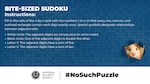 No Such Puzzle: Bite-Sized Sudoku Instructions Graphic