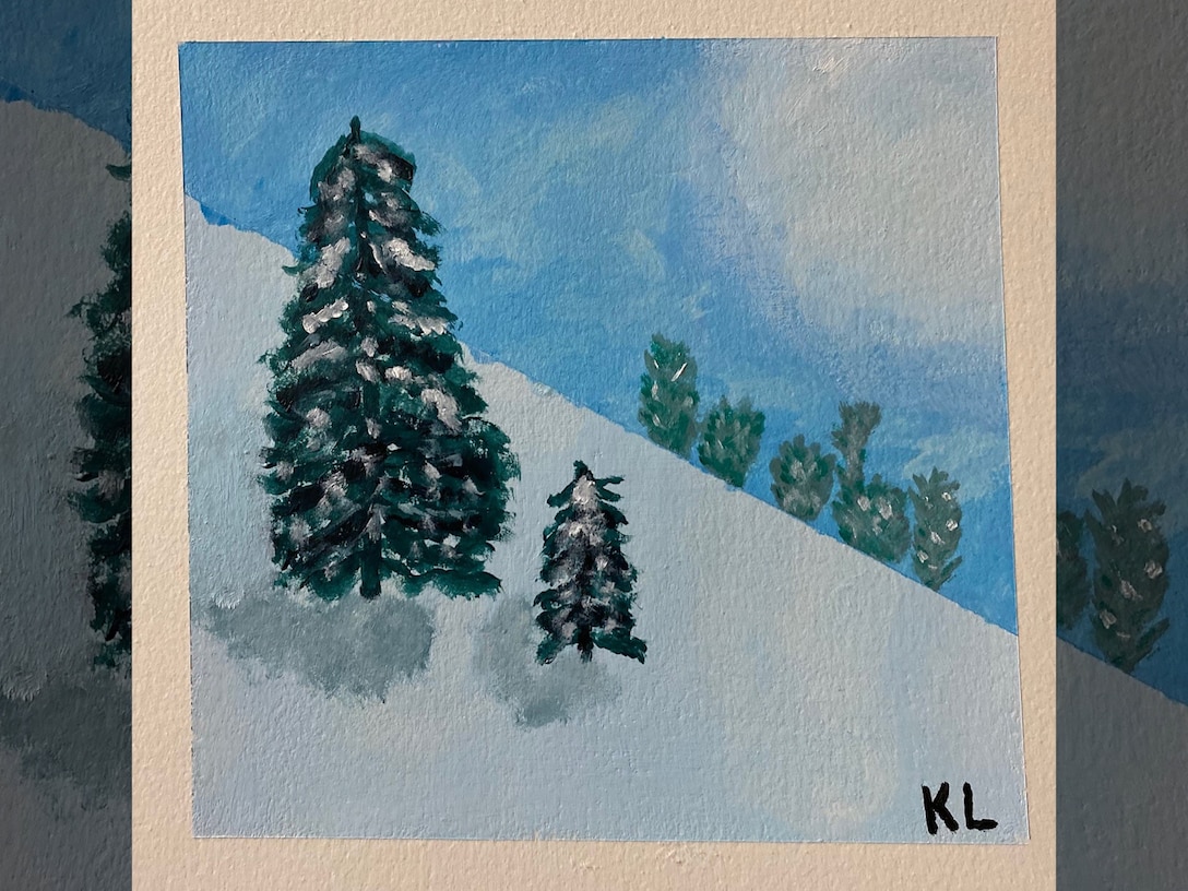 Maj. Kayla Lytle worked in Art Therapy at the Fort Belvoir SRU. “Before you are physically cleared for physical adaptive reconditioning events, you are offered things like art class, which I found very therapeutic!”