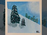 Maj. Kayla Lytle worked in Art Therapy at the Fort Belvoir SRU. “Before you are physically cleared for physical adaptive reconditioning events, you are offered things like art class, which I found very therapeutic!”