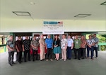Representatives stand for a photo during the recent Federated States of Micronesia (FSM) Joint Committee Meeting (JCM), held in Chuuk from Nov. 13 to 16, 2024. The event brought together FSM leaders, U.S. government officials, and regional stakeholders to address shared priorities under the Compact of Free Association (COFA). (U.S. Embassy Kolonia photo by Master Sergeant Jared Stratton)