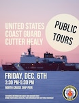 Coast Guard Cutter Healy to provide media interviews, public tours in Juneau, Alaska