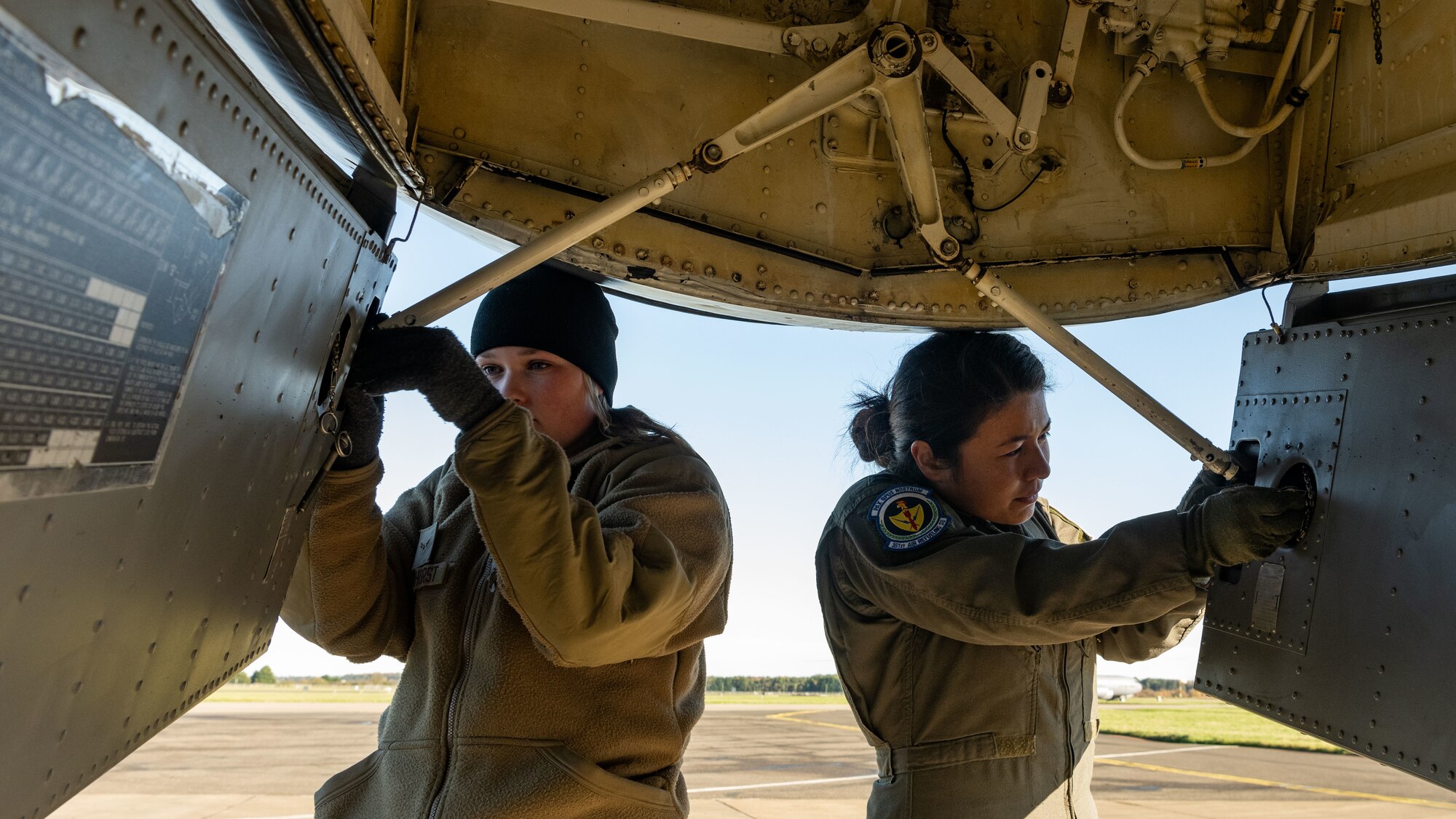 Pre-flight inspections involve verifying the aircraft's fuel, oil levels, tires, control surfaces, and structural integrity. Inspectors use both checklists and visual assessments to detect potential issues like leaks, worn components, or foreign object damage.