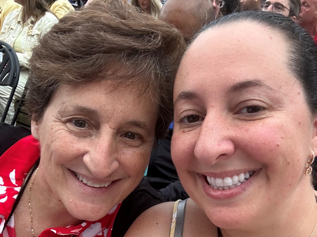 Capt. Alissa Sheiness and her mom attended the Memorial Day Concert on Capitol Hill in D.C.