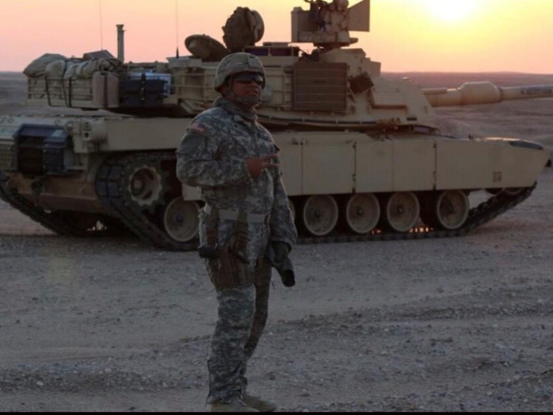 SFC Jack Peko on Deployment early in his career.