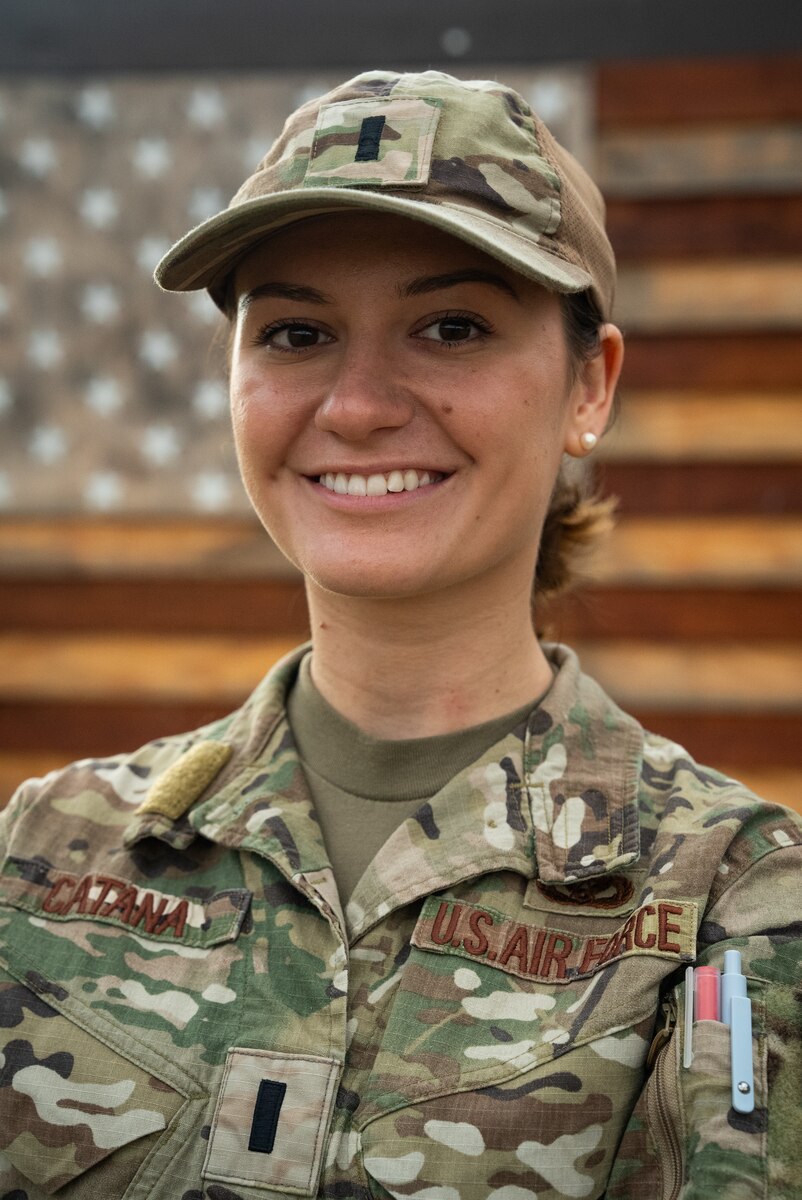 1st Lt. Cristina Catana poses for a photo.