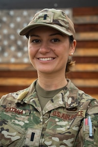 1st Lt. Cristina Catana poses for a photo.