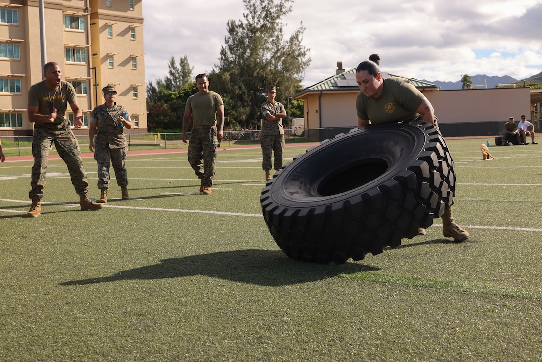 As the holiday festivities are in full swing, Headquarters Battalion continues its own tradition with its second annual Turkey Bowl. This year, sections within the battalion engaged in fierce competition to snatch the trophy from last year’s winner, the Installation Personnel Administration Center (IPAC).