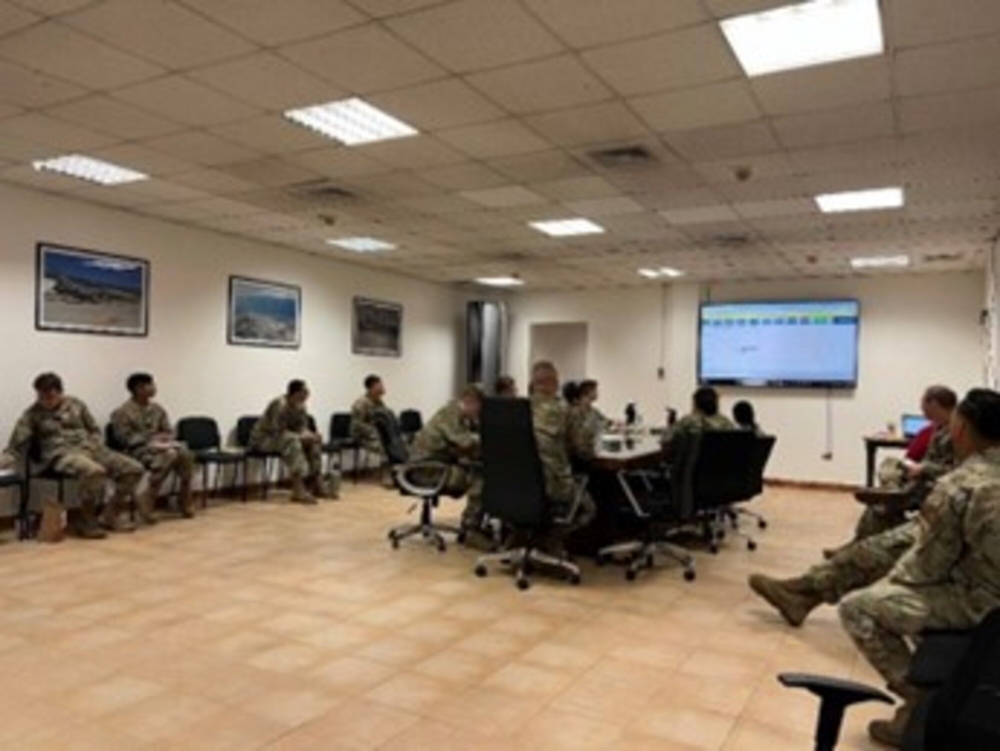 TSgt Boden teaches IMDS users at 31st Maintenance Operations (31 MXO)