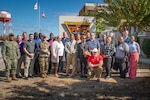 Group photo of military and civilian personnel