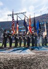 USARC Honor Guard represents during NFL Salute to Service game
