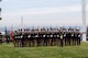 Soldiers assigned to the 3d U.S. Infantry Regiment (The Old Guard) stand in formation on Whipple Field during a ceremony.