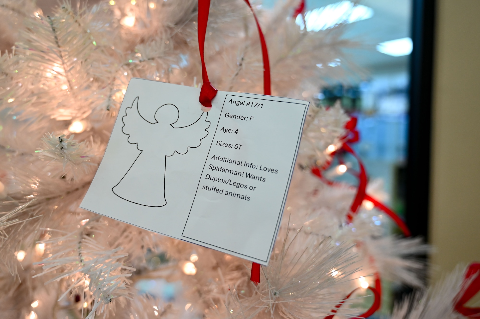 The Angel Tree is now up at the Base Exchange! (Christmas emojis) The process of getting a gift for a child in need this year is simple. 
-	Pick an Angel card from the Angel tree 
-	Purchase the requested gift on your Angel card
-	Return the gift (unwrapped) with the Angel card attached below the tree 
If you or someone you know would like to add a child or family to the Angel tree, please contact your unit’s First Sergeant! Gifts can be purchased between now and Dec. 18.