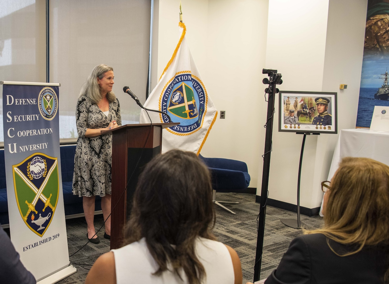 Acting Assistant Secretary of Defense for Strategy, Plans, and Capabilities Madeline Mortelmans provided keynote remarks for the launch of DSCU's Young Institute