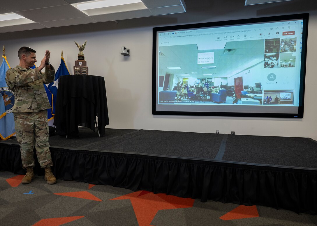 NSA Cybersecurity Exercise (NCX) Trophy Presentation for the U.S. Air Force Academy