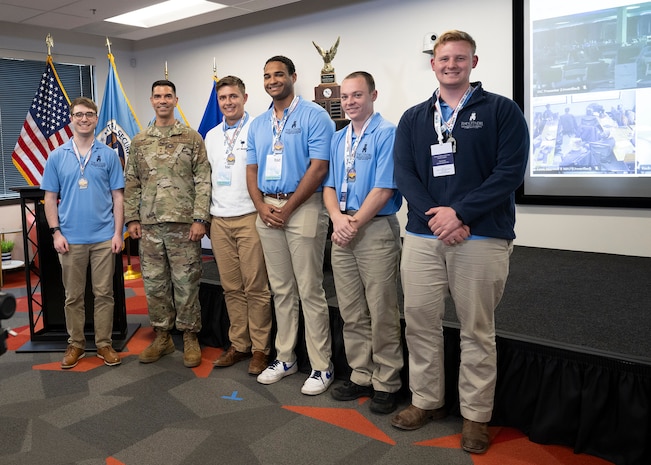 NSA Cybersecurity Exercise (NCX) Trophy Presentation for the Citadel