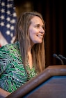 CISA Director Jen Easterly speaks during the 2024 NSA Cyber Exercise (NCX) Trophy Presentation at the White House