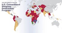 world map of destruction of conventional weapons program