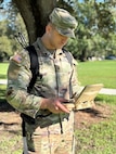 Sgt. Nicolas Cullop, 62nd Weapons of Mass Destruction-Civil Support Team, Louisiana National Guard, operates the Man Transportable Robotic System Increment II, an advanced unmanned ground vehicle equipped with specialized chemical, biological, radiological and nuclear equipment. The robotic system can gather information from potentially hazardous environments.