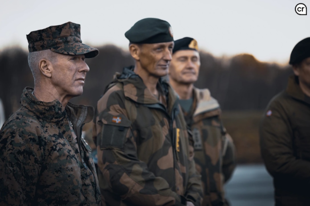 Commandant, Gen. Smith, Visits Trondheim