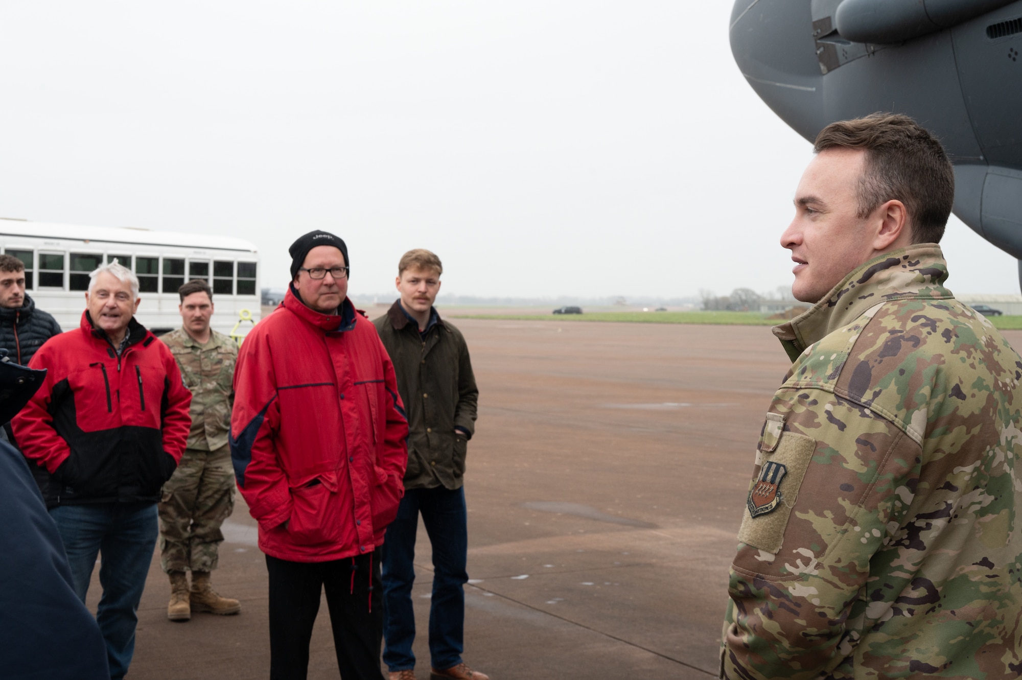Pathfinders listen to a brief
