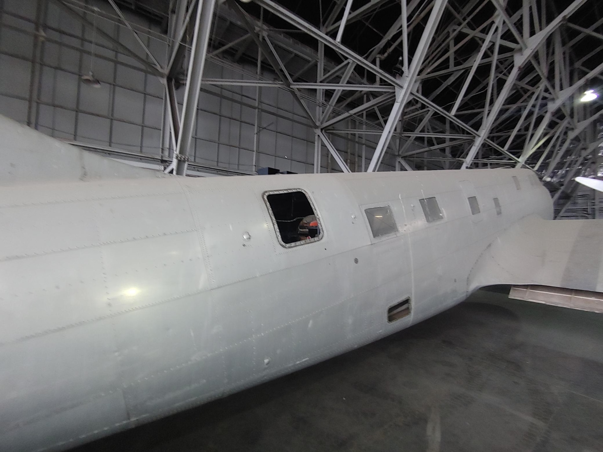 Douglas B-23 Dragon views in aircraft storage.