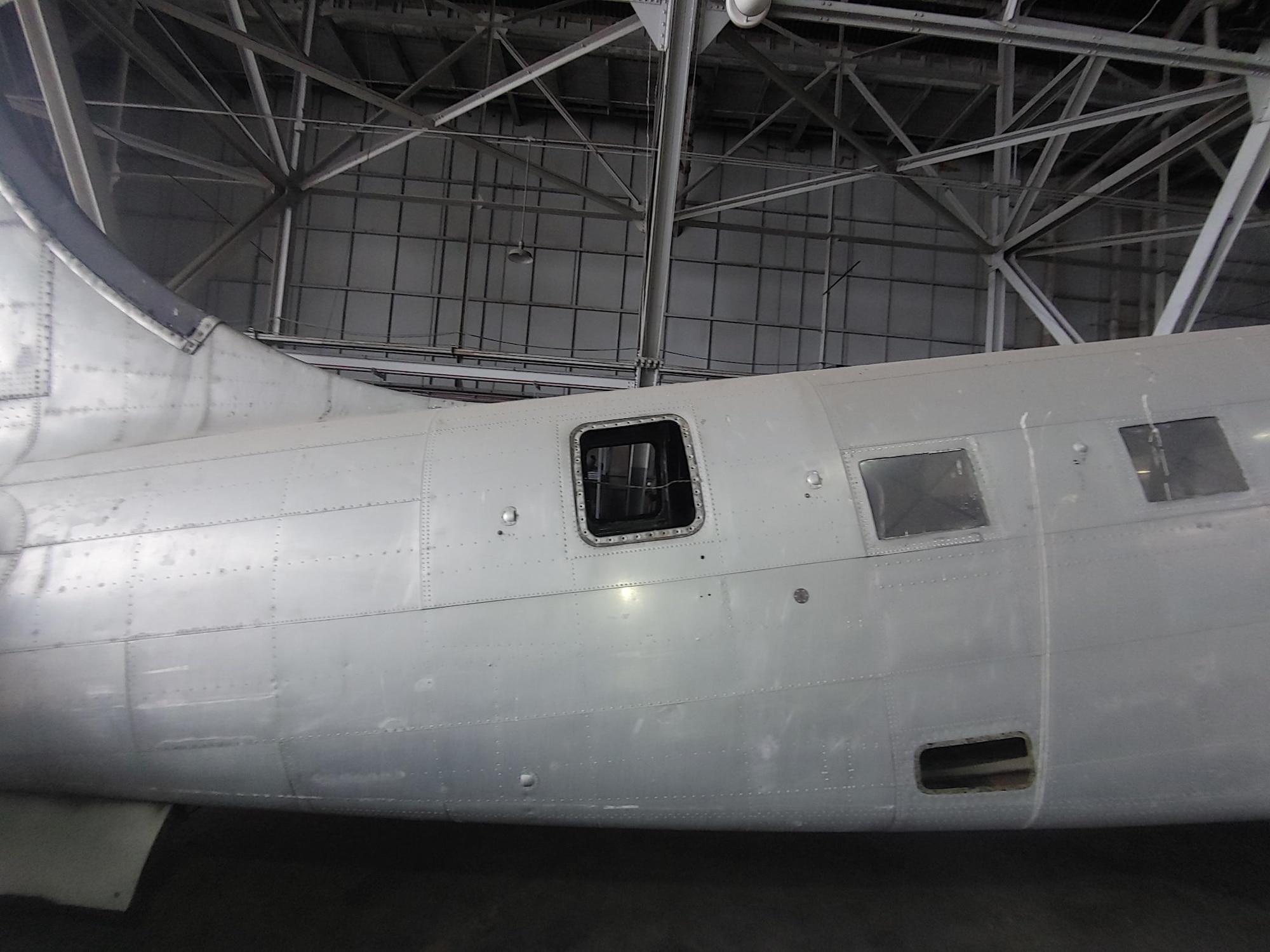 Douglas B-23 Dragon views in aircraft storage.