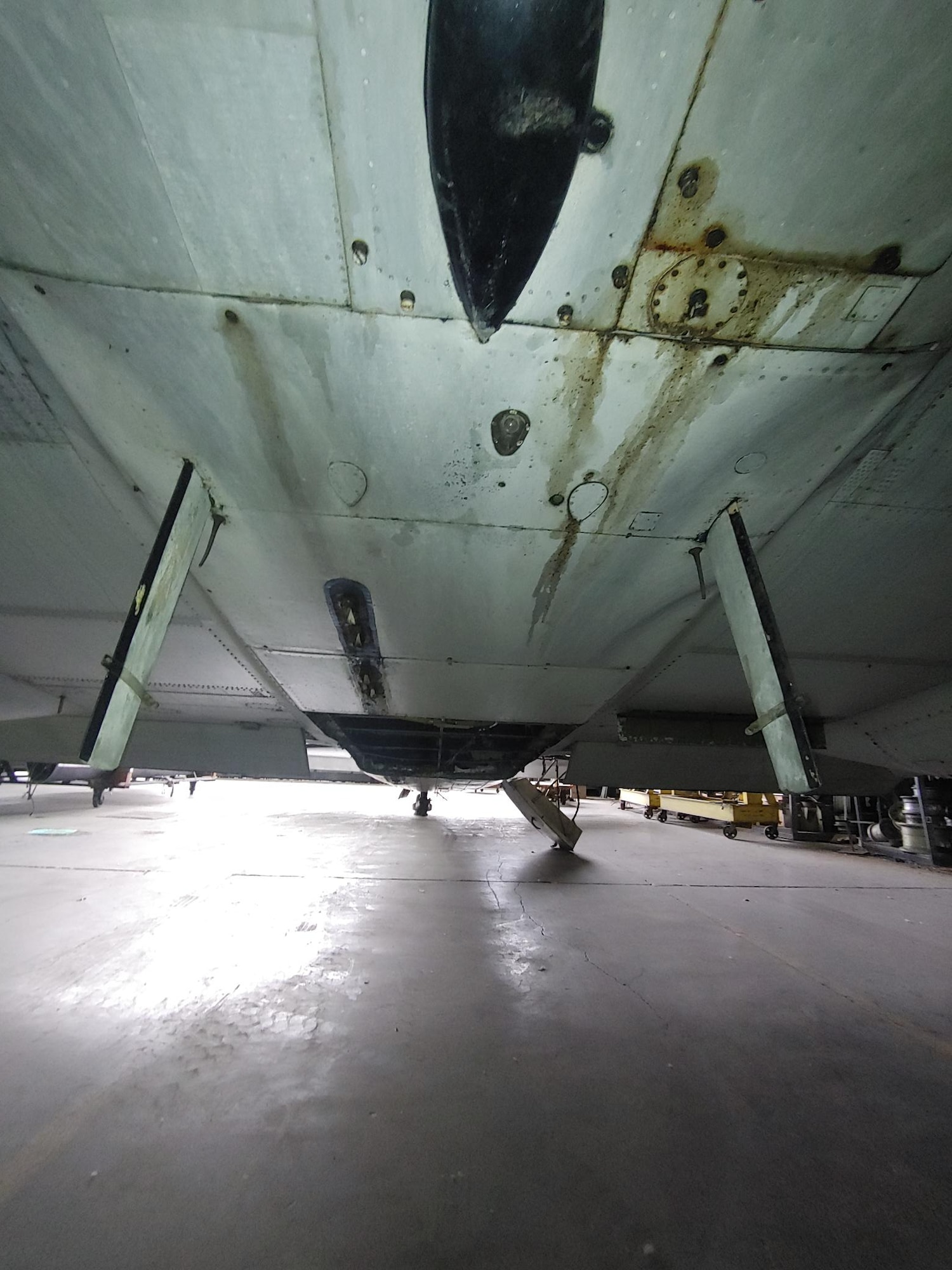 Douglas B-23 Dragon views in aircraft storage.