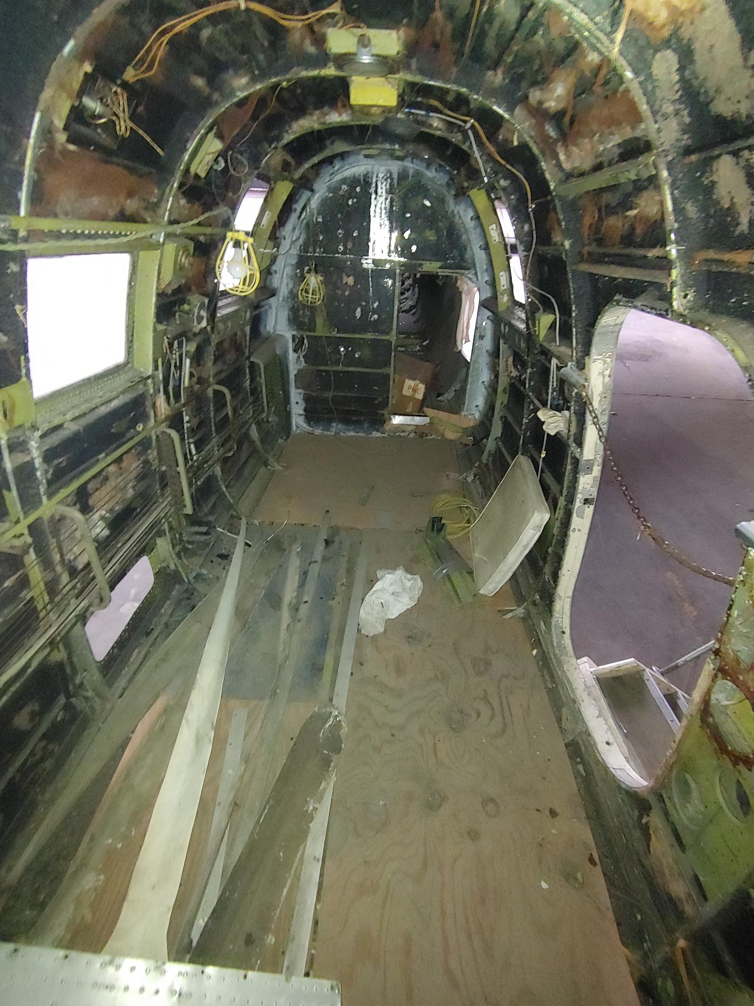 Douglas B-23 Dragon views in aircraft storage.