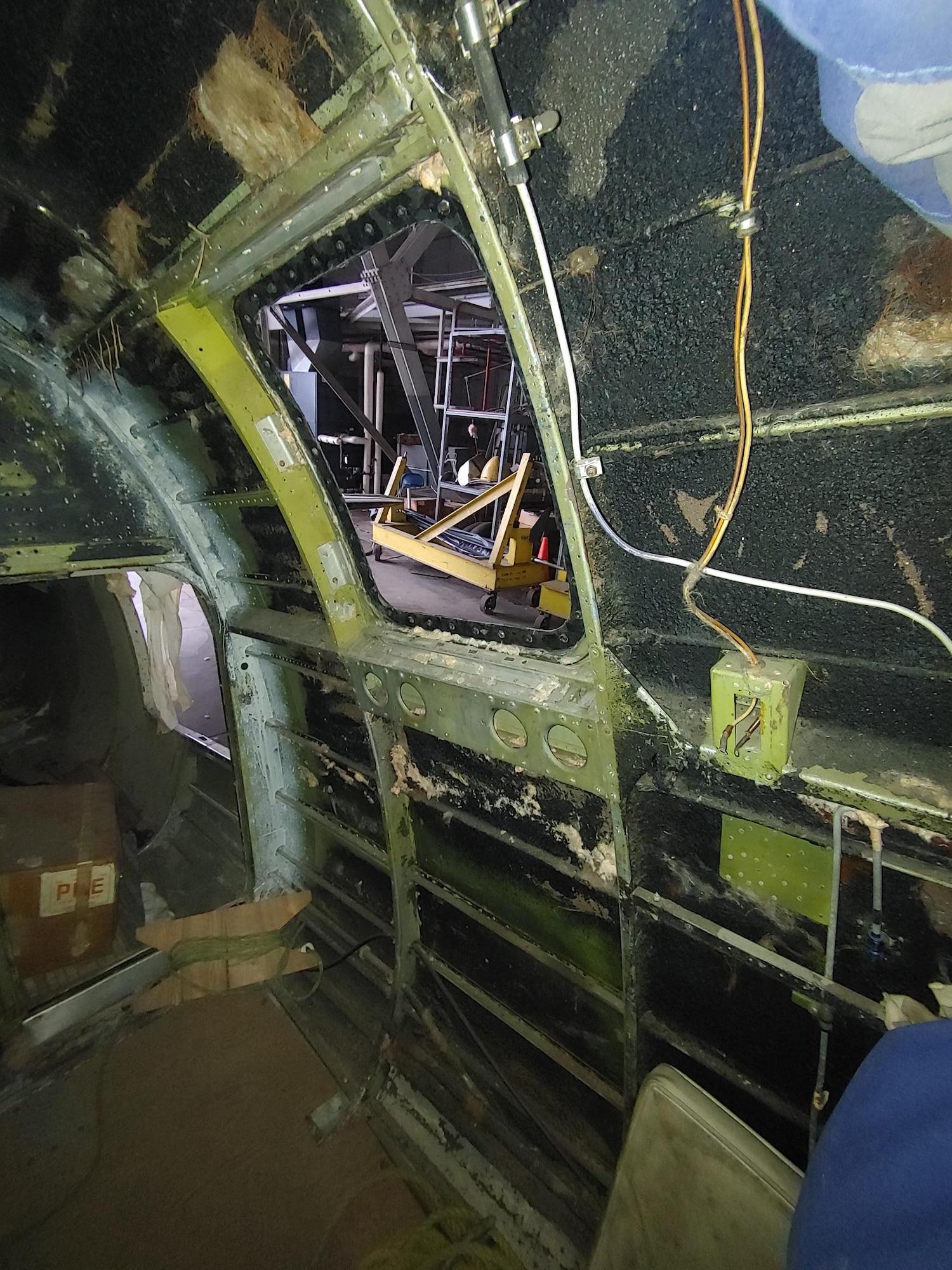 Douglas B-23 Dragon views in aircraft storage.