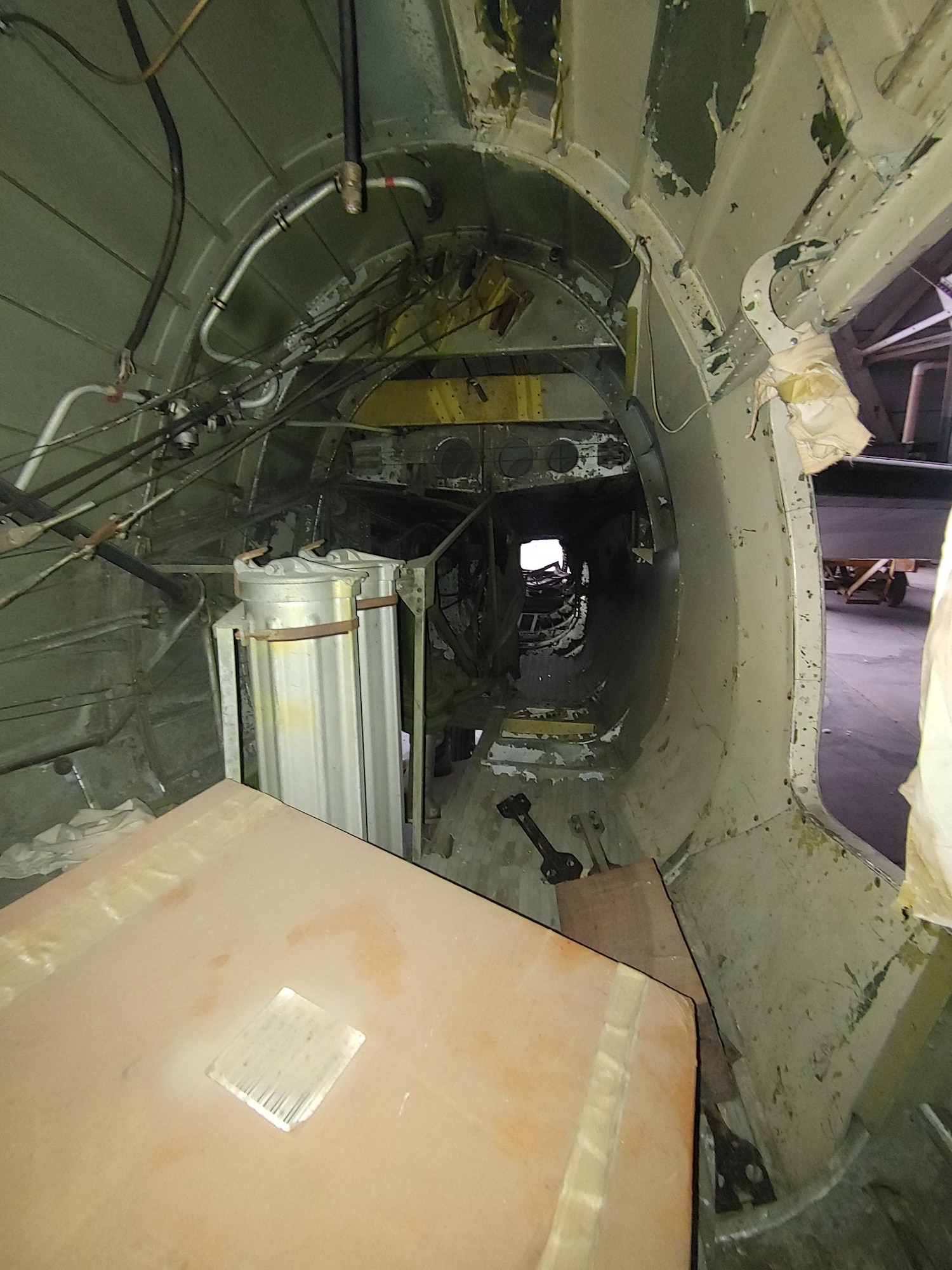 Douglas B-23 Dragon views in aircraft storage.