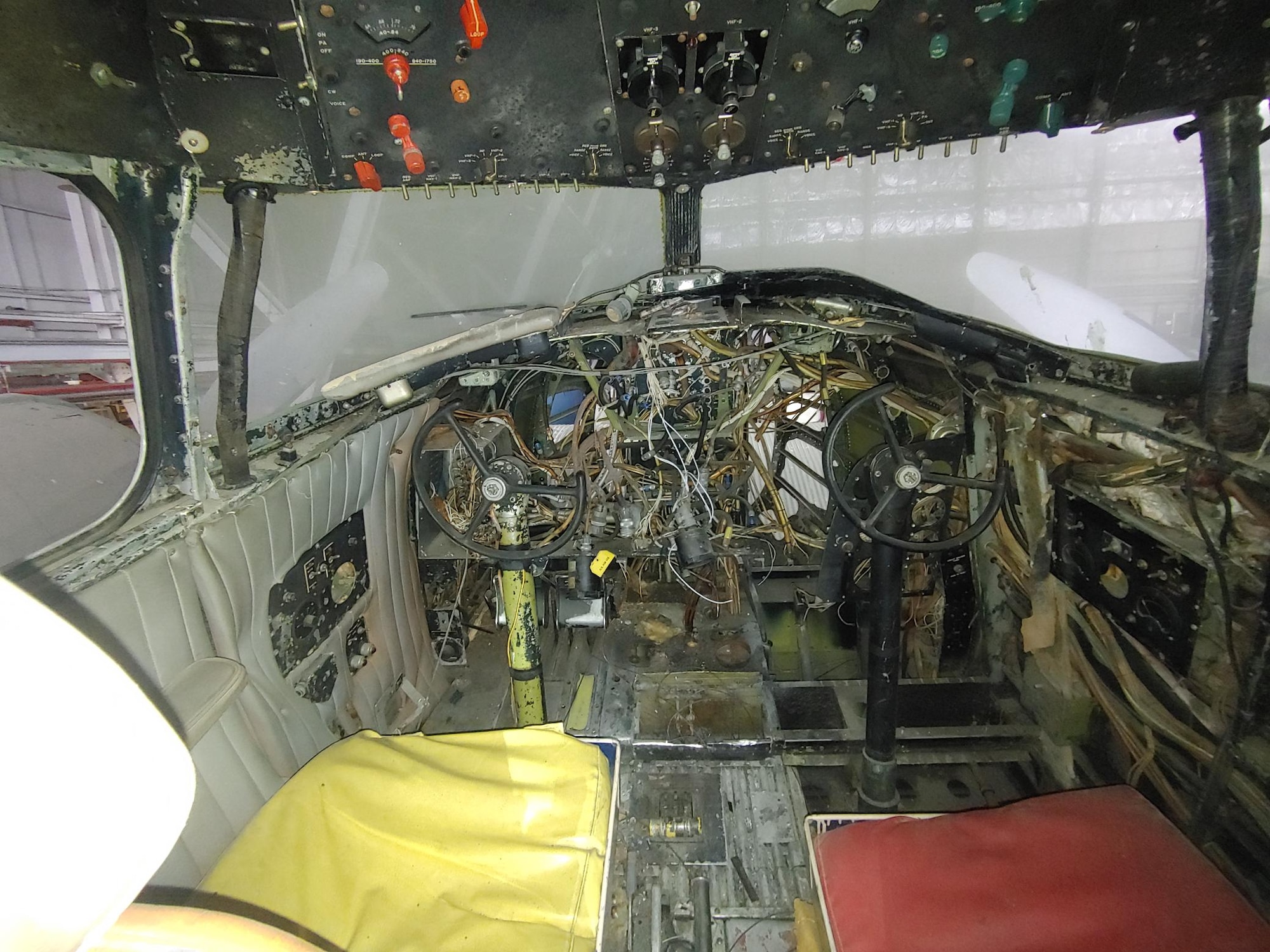 Douglas B-23 Dragon views in aircraft storage.