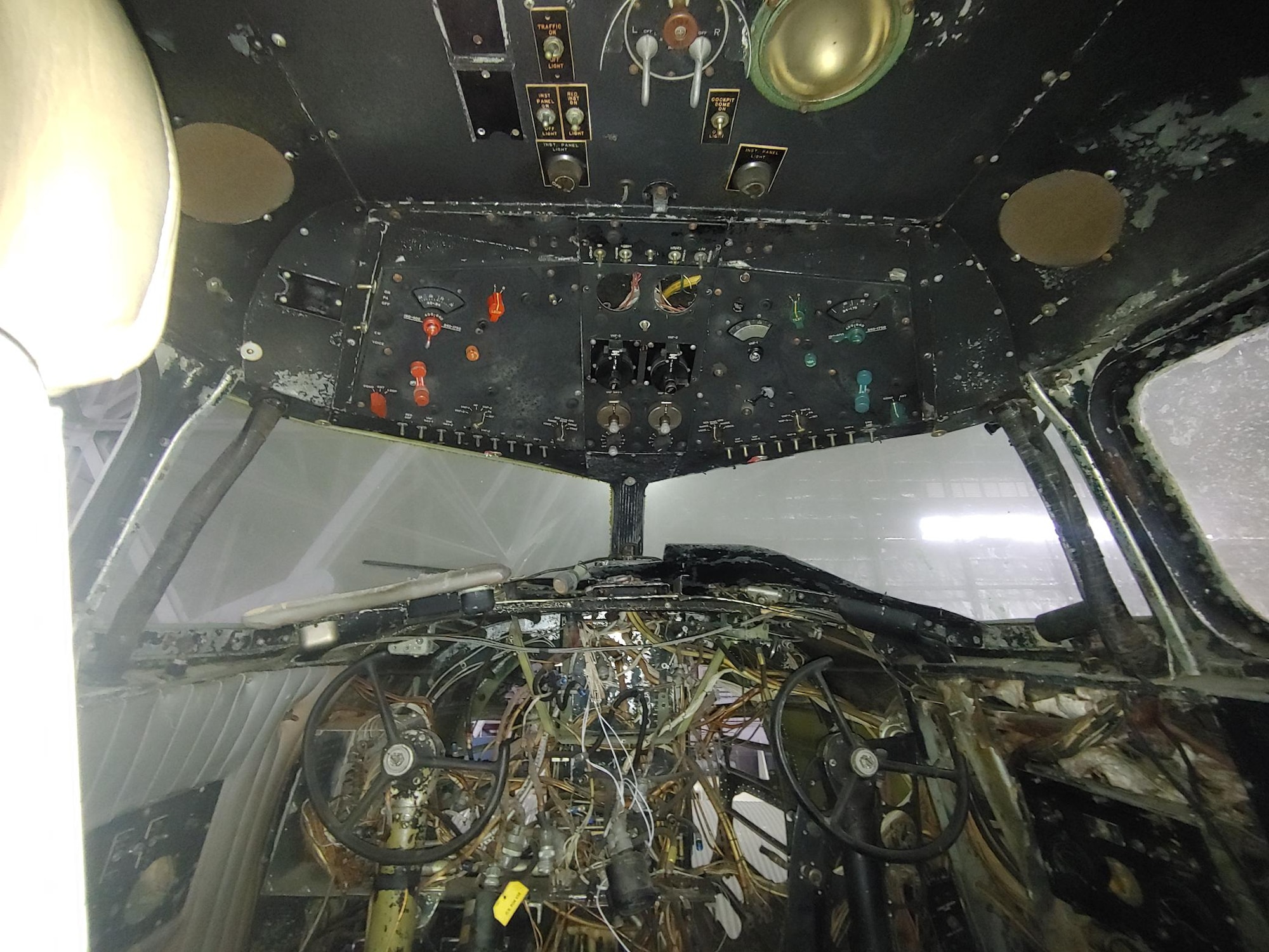 Douglas B-23 Dragon views in aircraft storage.