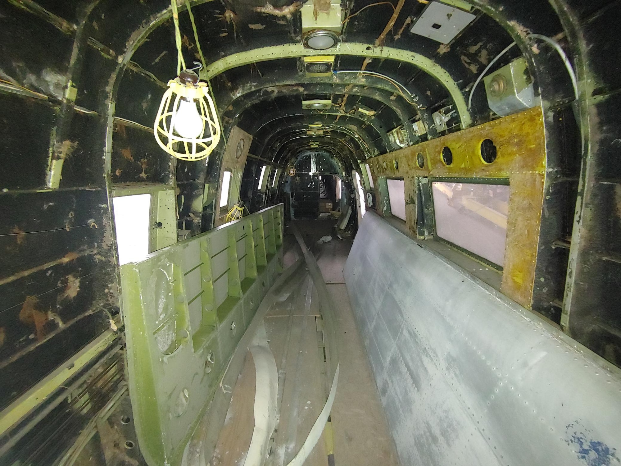 Douglas B-23 Dragon views in aircraft storage.