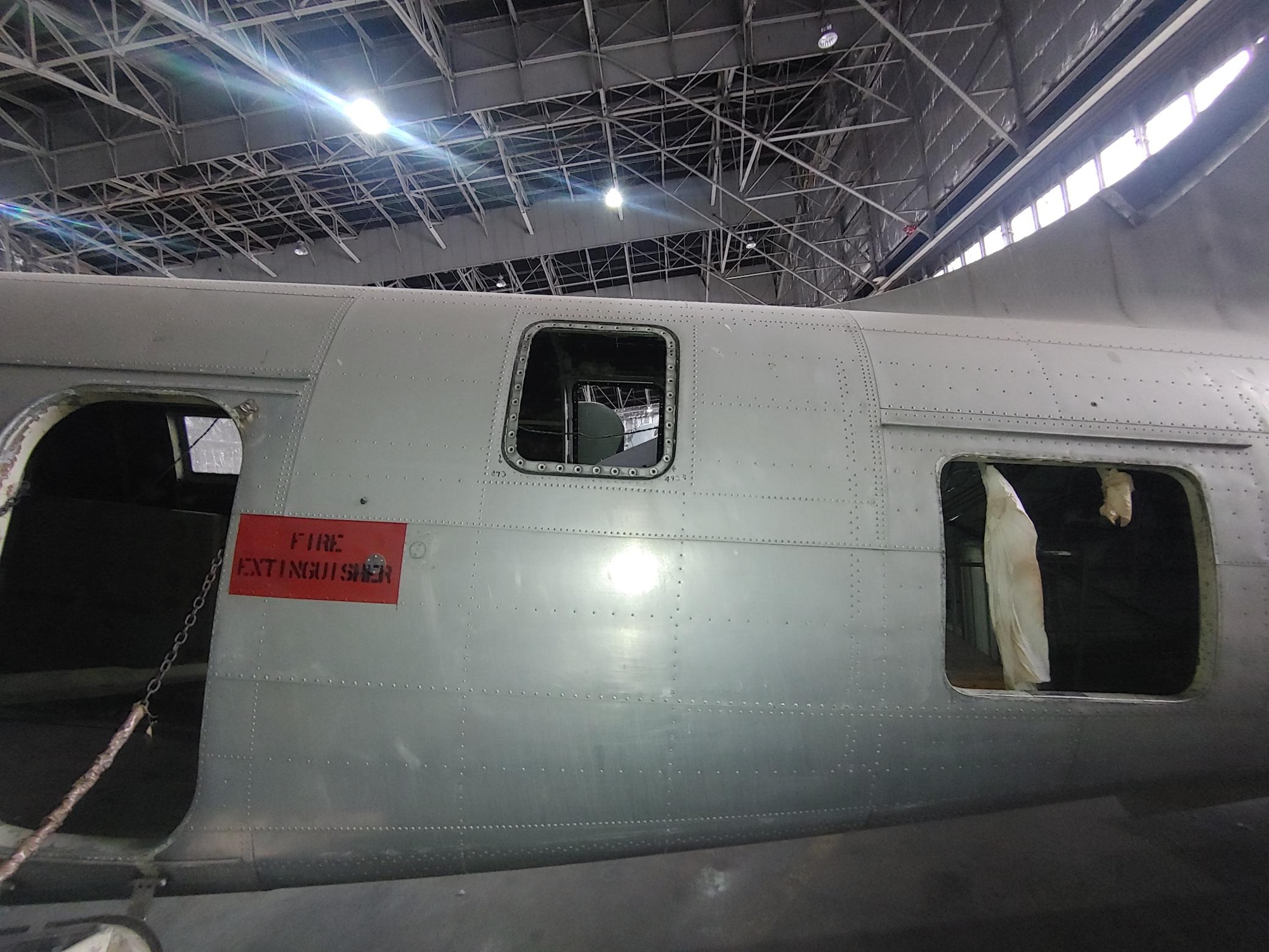 Douglas B-23 Dragon views in aircraft storage.