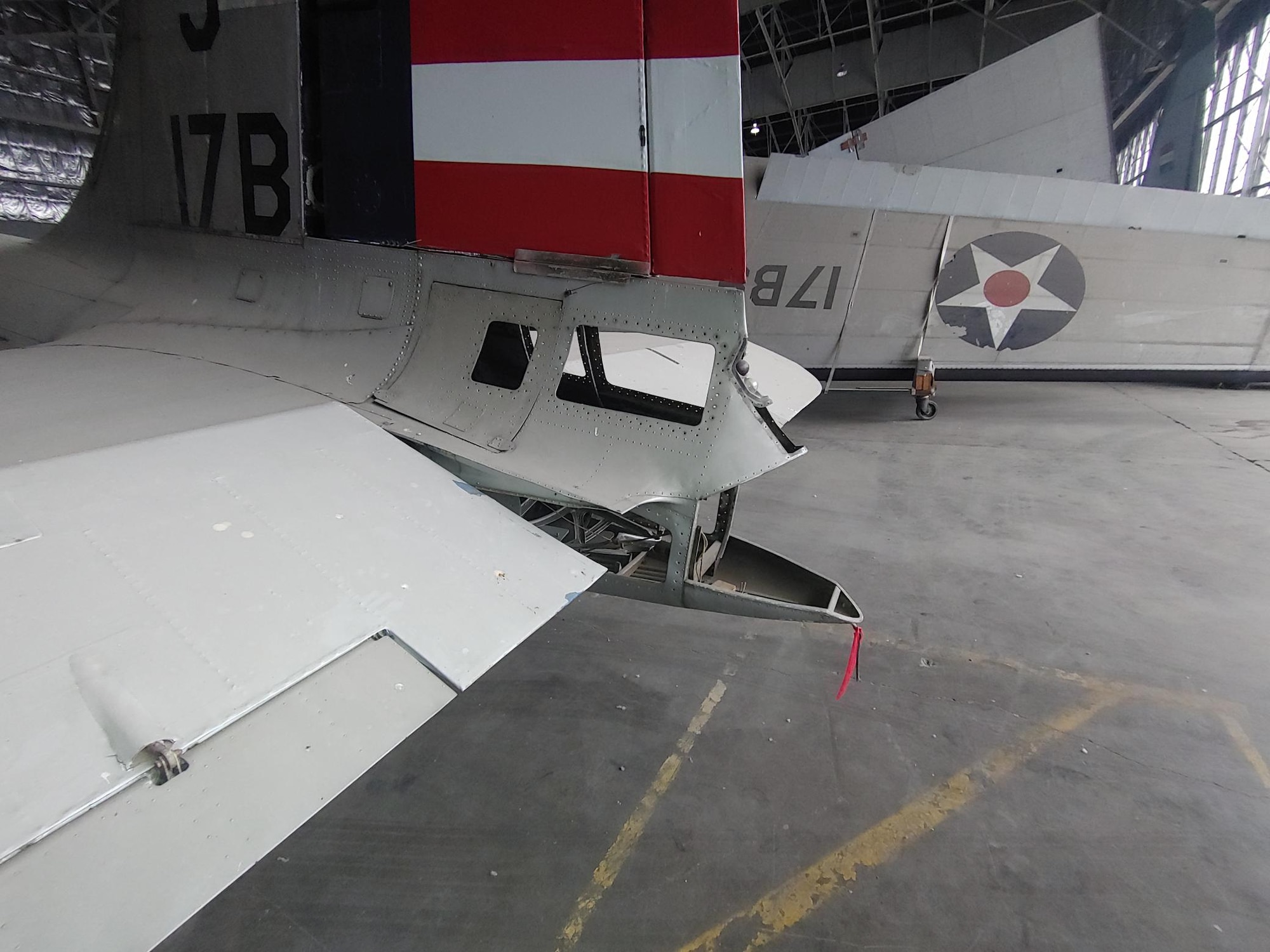Douglas B-23 Dragon views in aircraft storage.