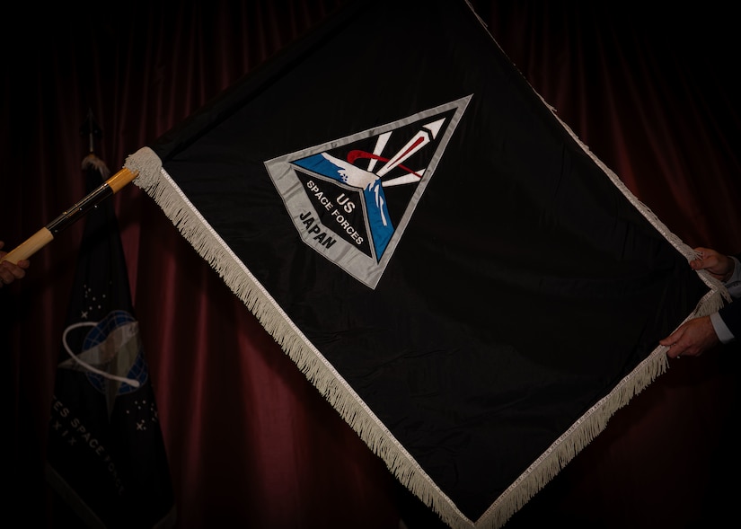 Flag on display