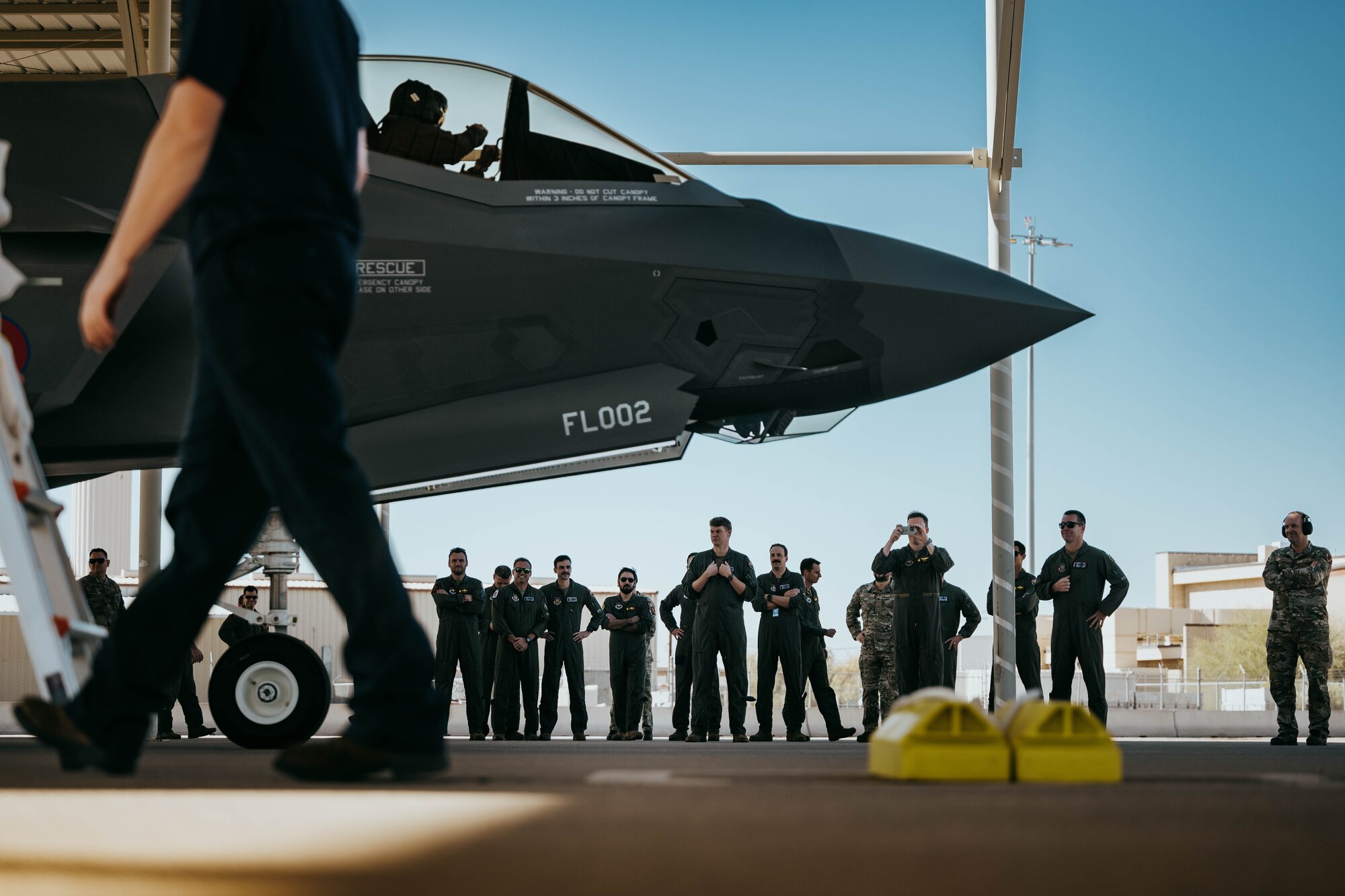 The first Belgian F-35A arrives at Luke AFB
