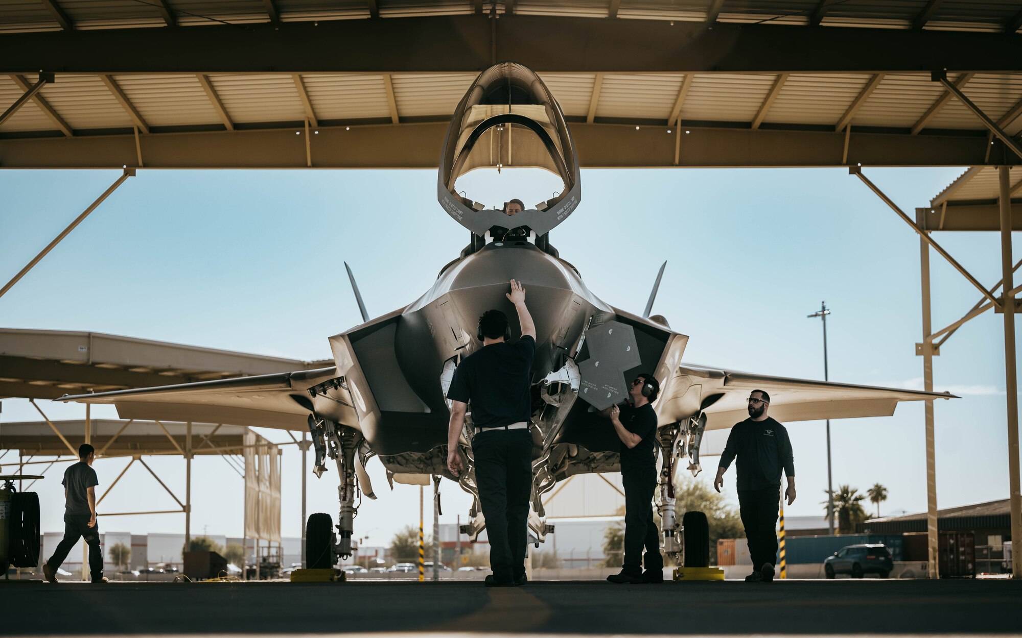 The first Belgian F-35A arrives at Luke AFB
