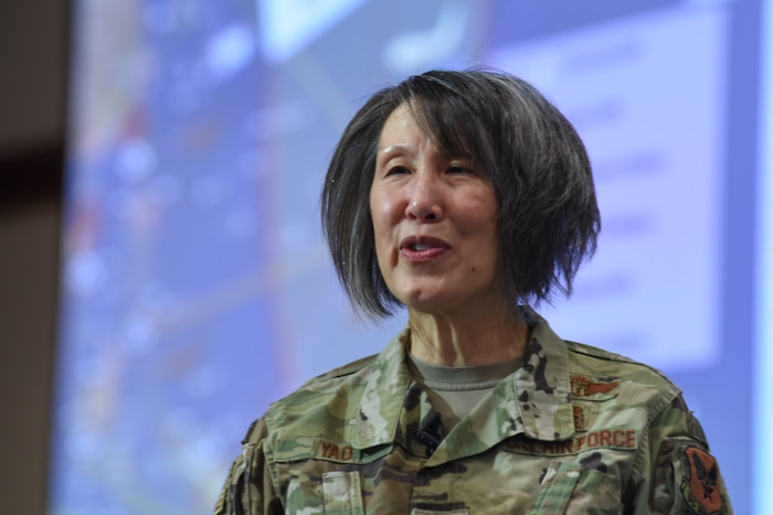 Image of an Airman speaking.