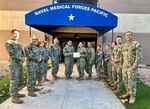 Logistics Specialist Seaman (LSSN) Christelle V. Abrego, a San Antonio, Texas, native and graduate of Madison High School, receives a certificate of recognition from the Naval Medical Forces Pacific’s Command Master Chief Jerry Cantorna for capturing the Blue Jacket of the Year award for Navy Medicine Readiness and Training Command (NMRTC) San Diego, Nov. 7, 2024. Currently serving with NMFP’s Unit Deployment Cell (UDC), Abrego plays a pivotal role as an operations action officer and primary medical supply purchaser for the NMFP region. (Navy photo by Arsenio R. Cortez Jr.)