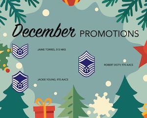 Promotion graphic for December